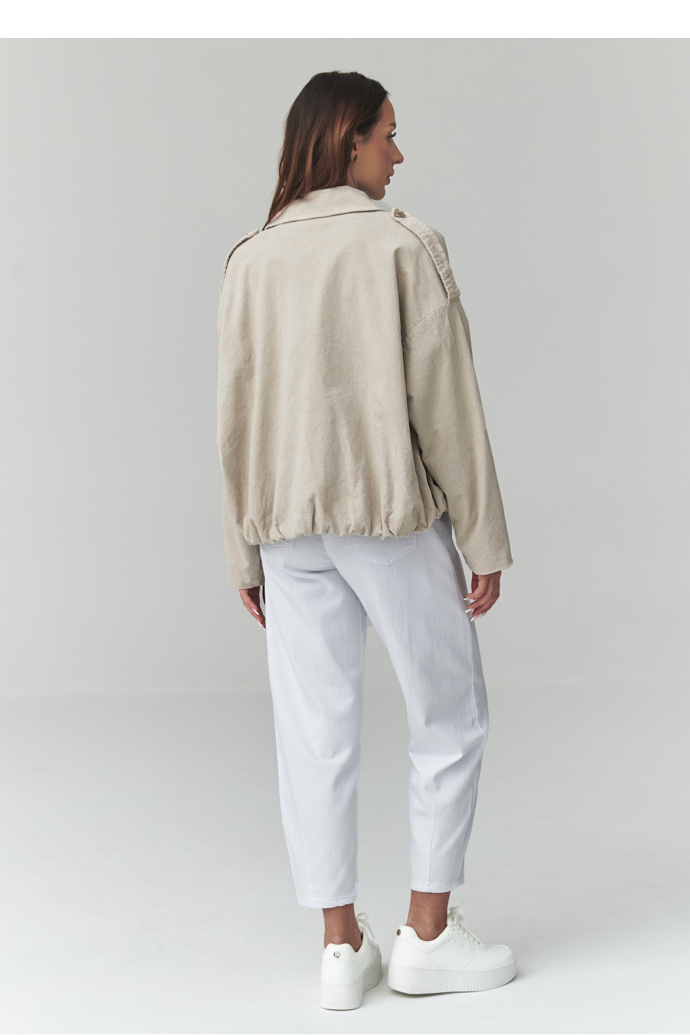Cordjacke model 225692 Makadamia - Afbeelding 3