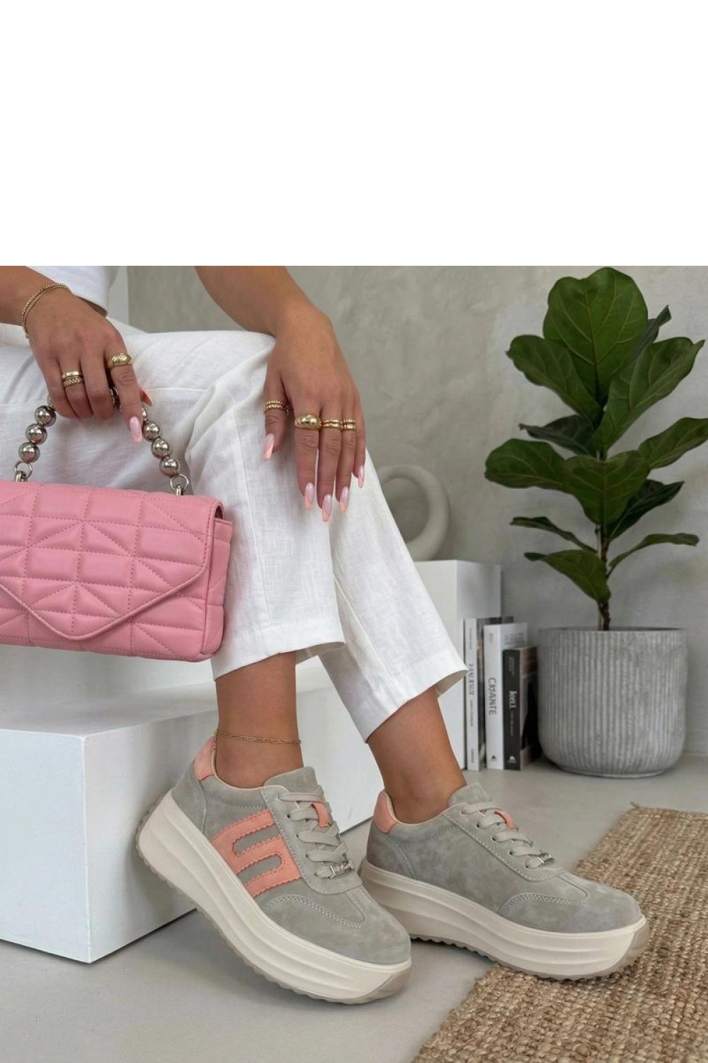 Sportliche Schuhe auf Plattform model 226030 Solea - Afbeelding 3