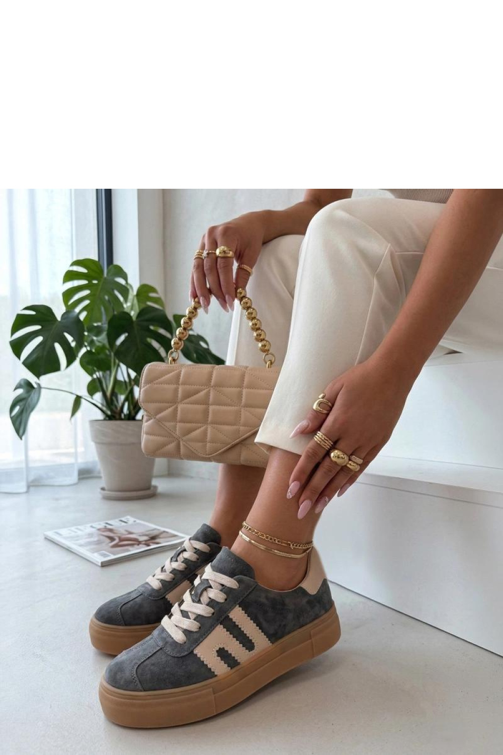 Sportliche Schuhe auf Plattform model 226032 Solea - Afbeelding 3