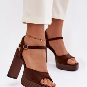 Sandalen mit Absatz model 226119 Step in style