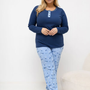 Übergrößen-Pyjama model 226132 Forever Pink