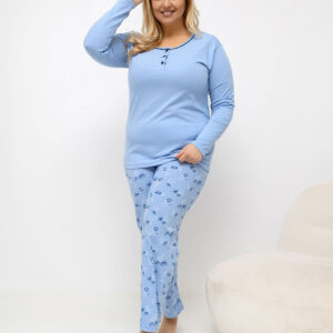 Übergrößen-Pyjama model 226133 Forever Pink