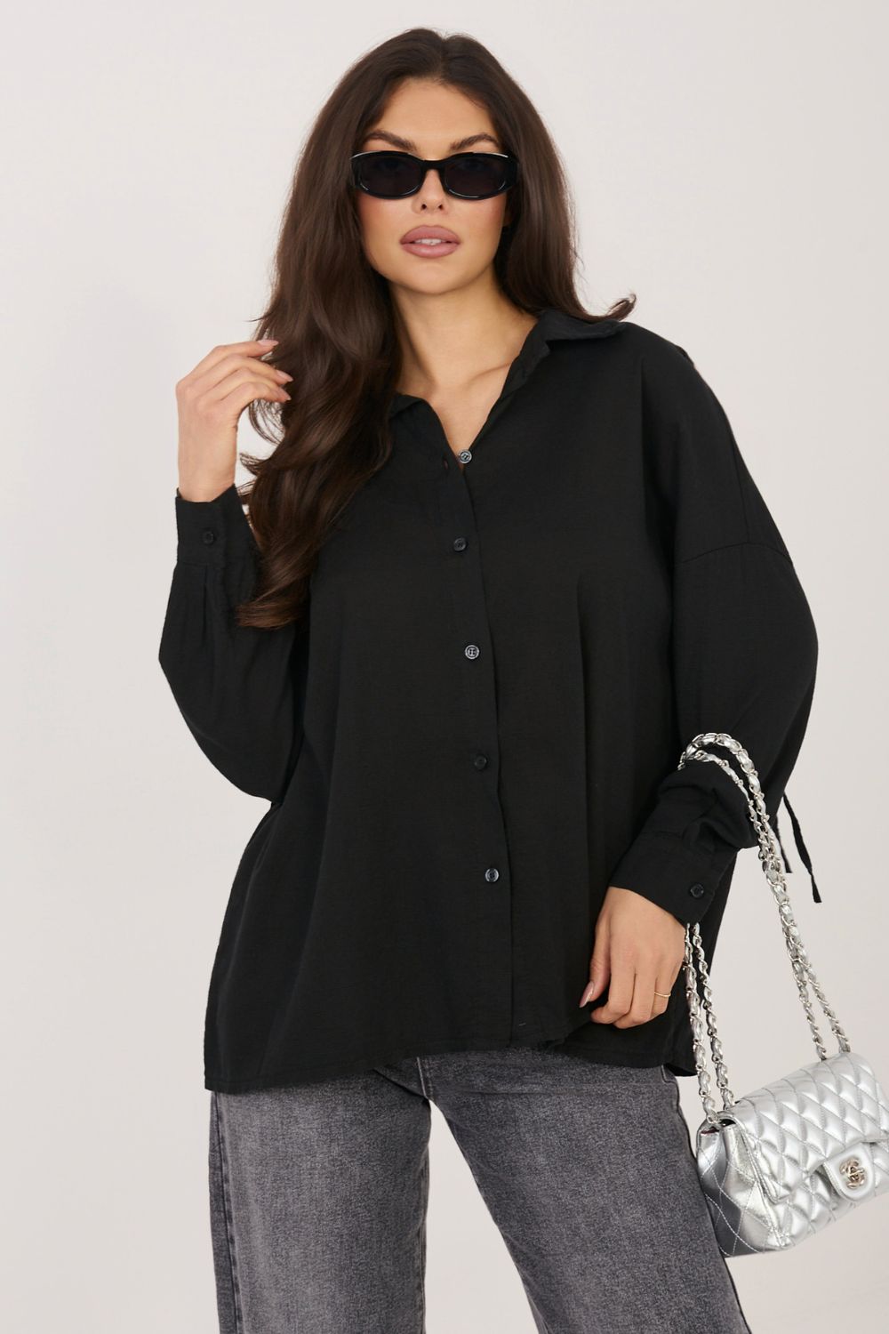 Langarm Hemd model 226476 Italy Moda - Afbeelding 4