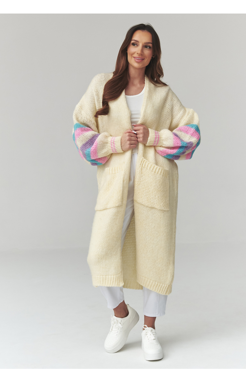 Cardigan model 226868 Makadamia - Afbeelding 2