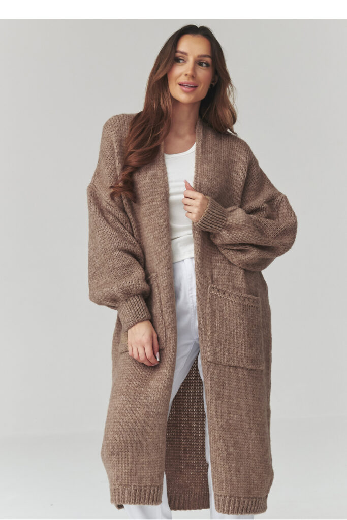 Cardigan model 226869 Makadamia