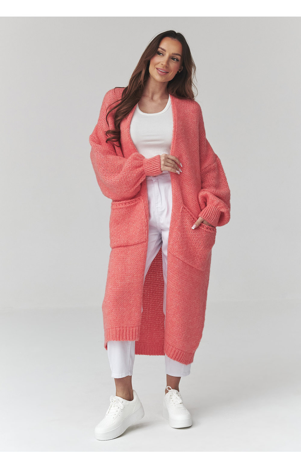 Cardigan model 226870 Makadamia - Afbeelding 2