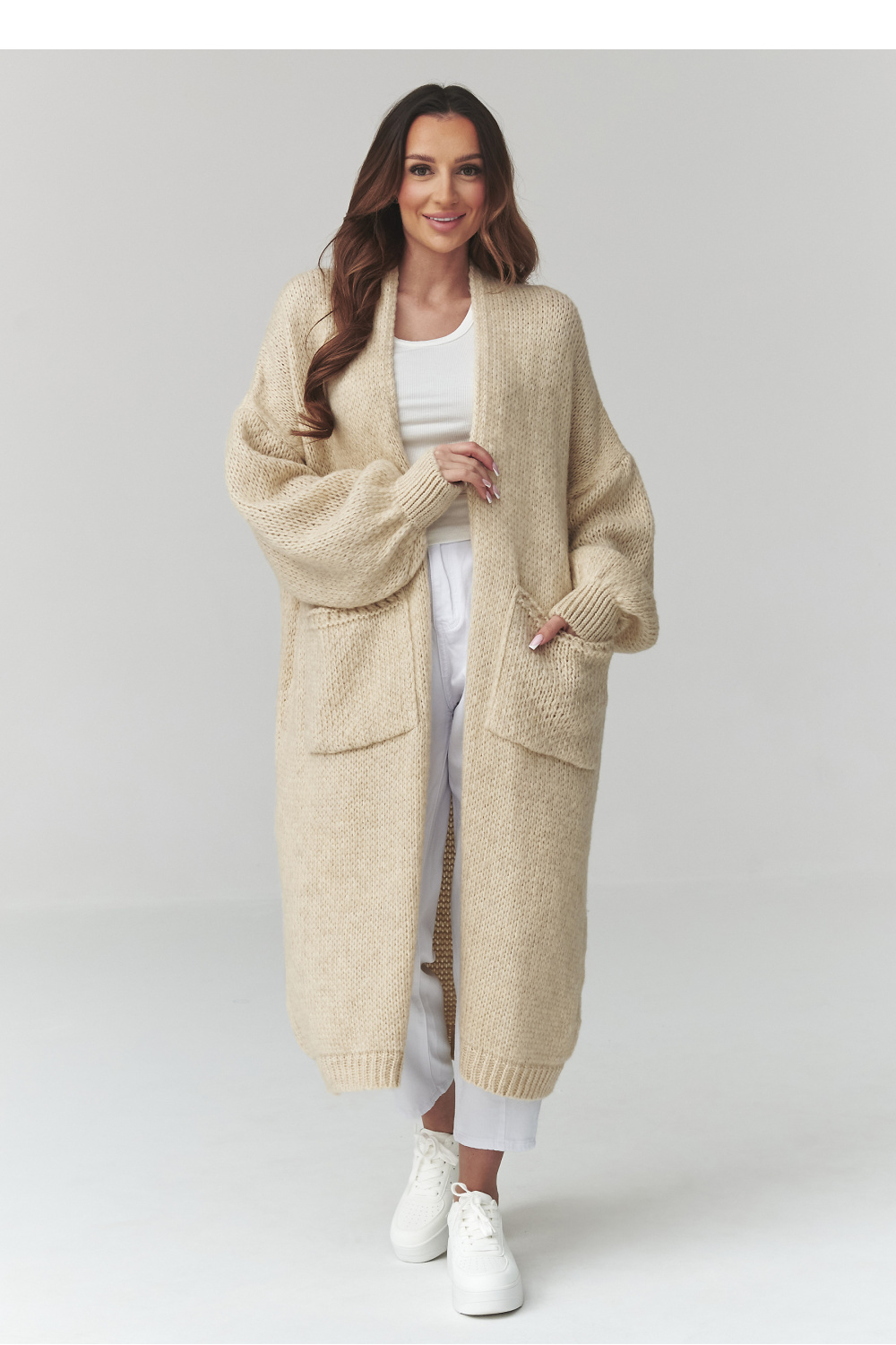 Cardigan model 226872 Makadamia - Afbeelding 2