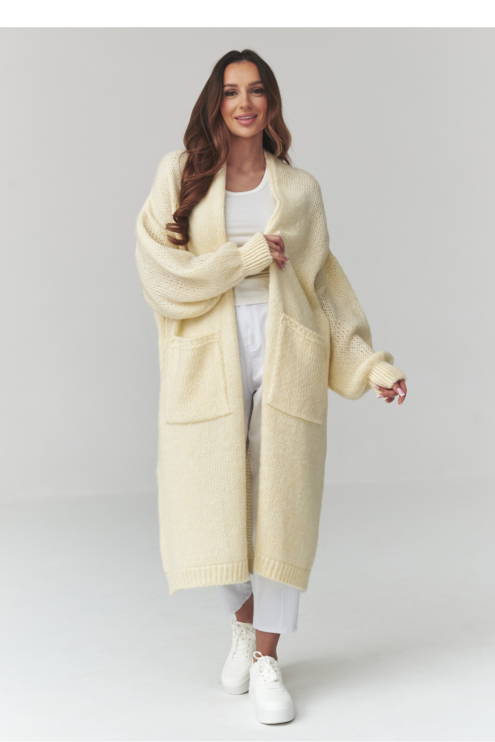 Cardigan model 226876 Makadamia - Afbeelding 2