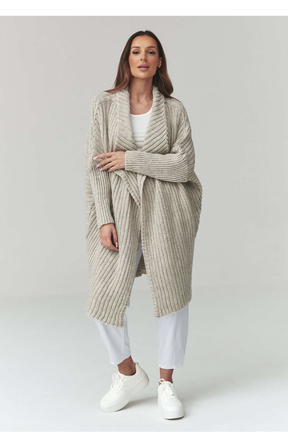 Cardigan model 226880 Makadamia - Afbeelding 2
