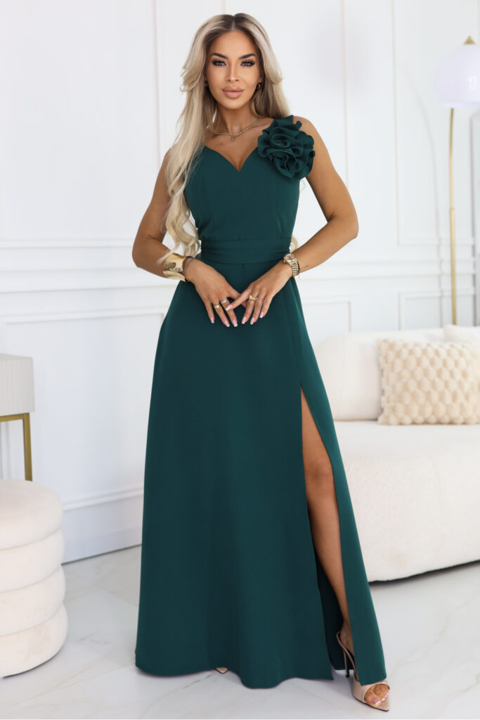 Langes Kleid model 227061 Numoco
