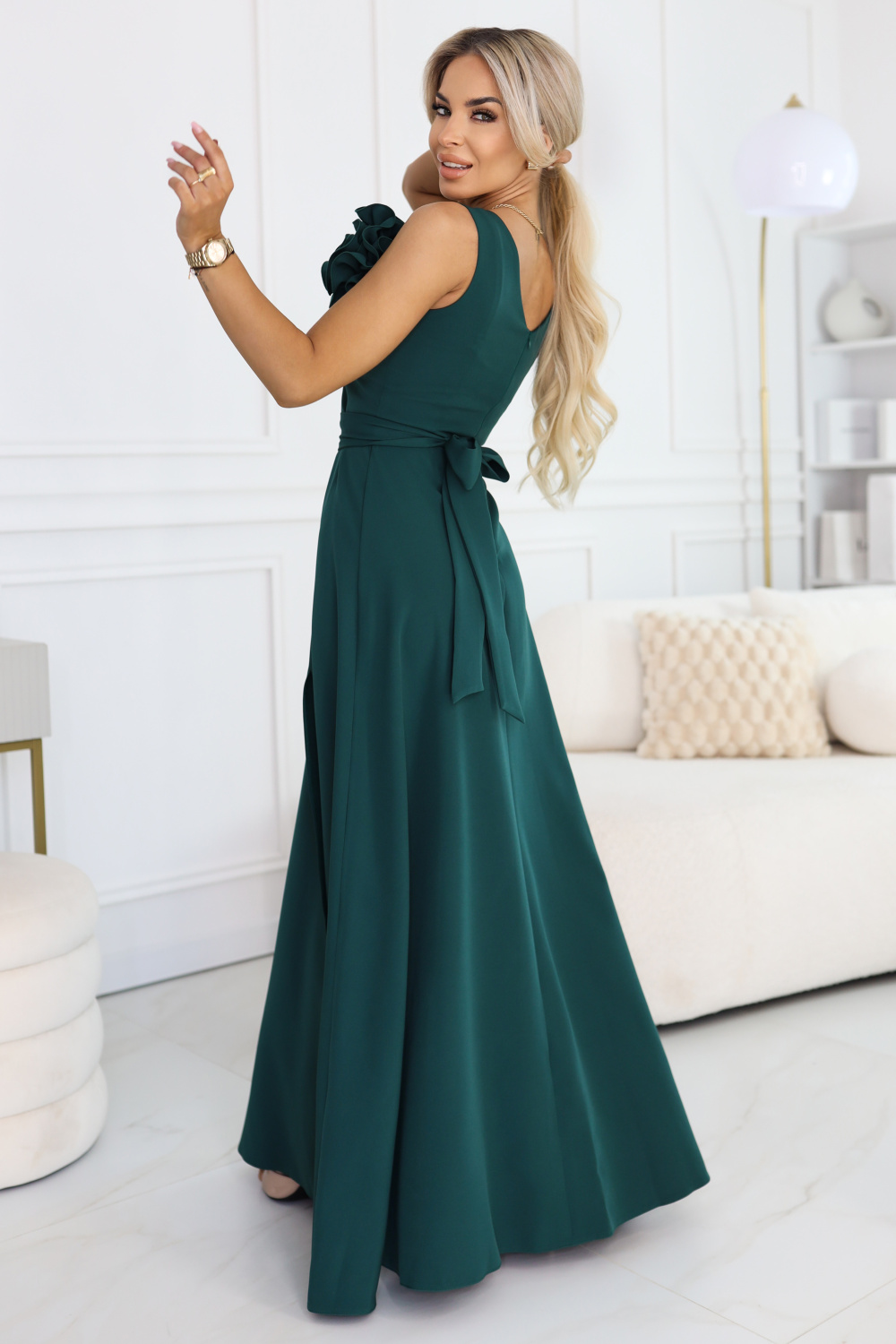 Langes Kleid model 227061 Numoco - Afbeelding 2