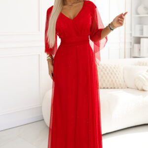 Langes Kleid model 227065 Numoco