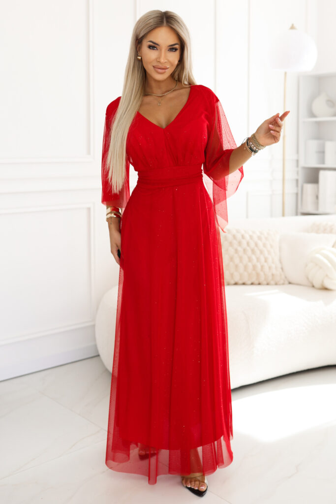 Langes Kleid model 227065 Numoco