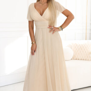 Langes Kleid model 227086 Numoco