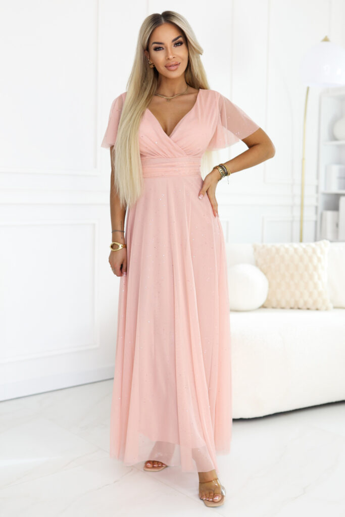 Langes Kleid model 227095 Numoco