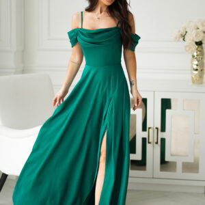 Langes Kleid model 227139 Bicotone