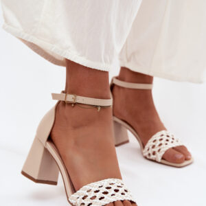 Sandalen mit Absatz model 227455 Step in style