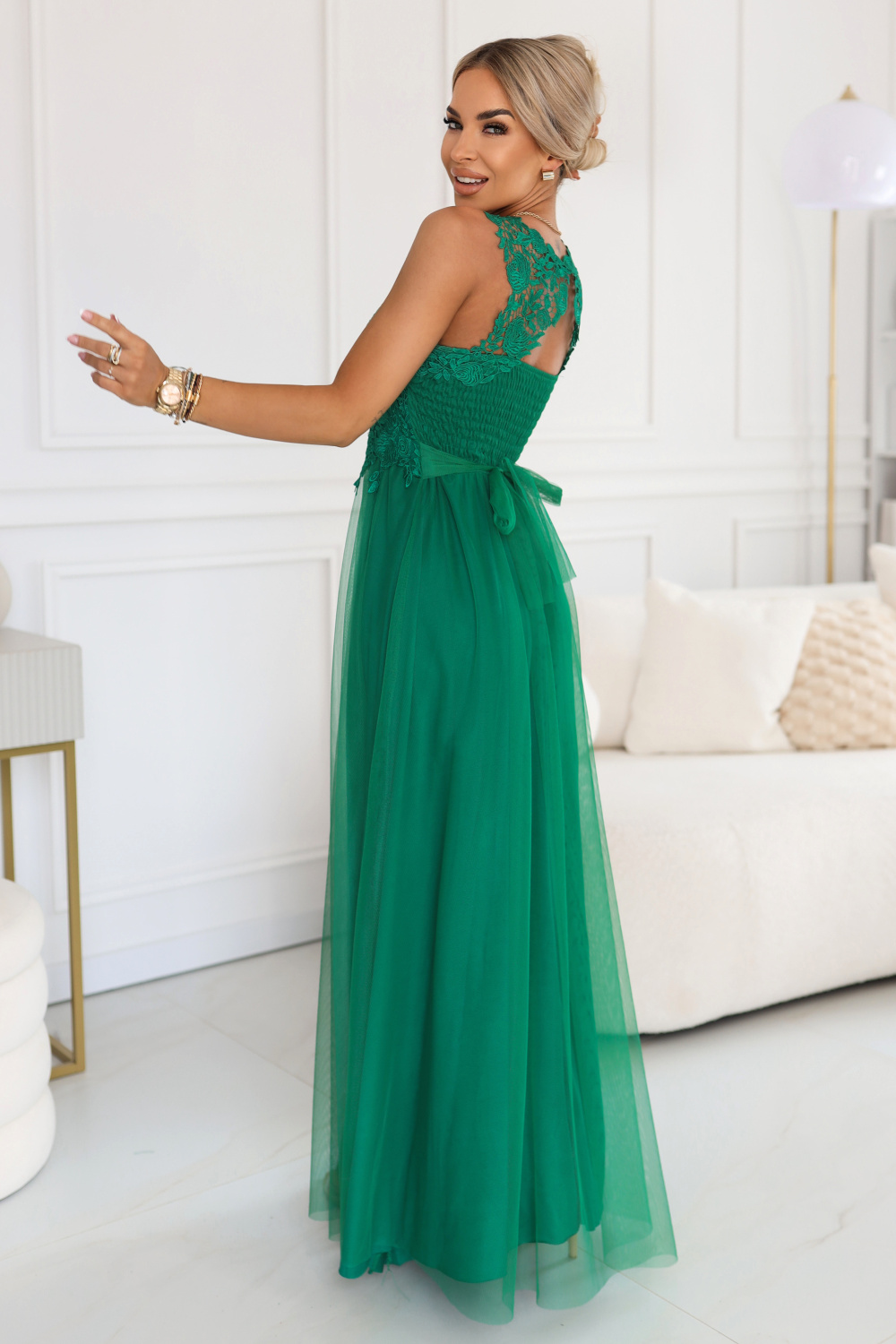 Langes Kleid model 227719 Numoco - Afbeelding 2
