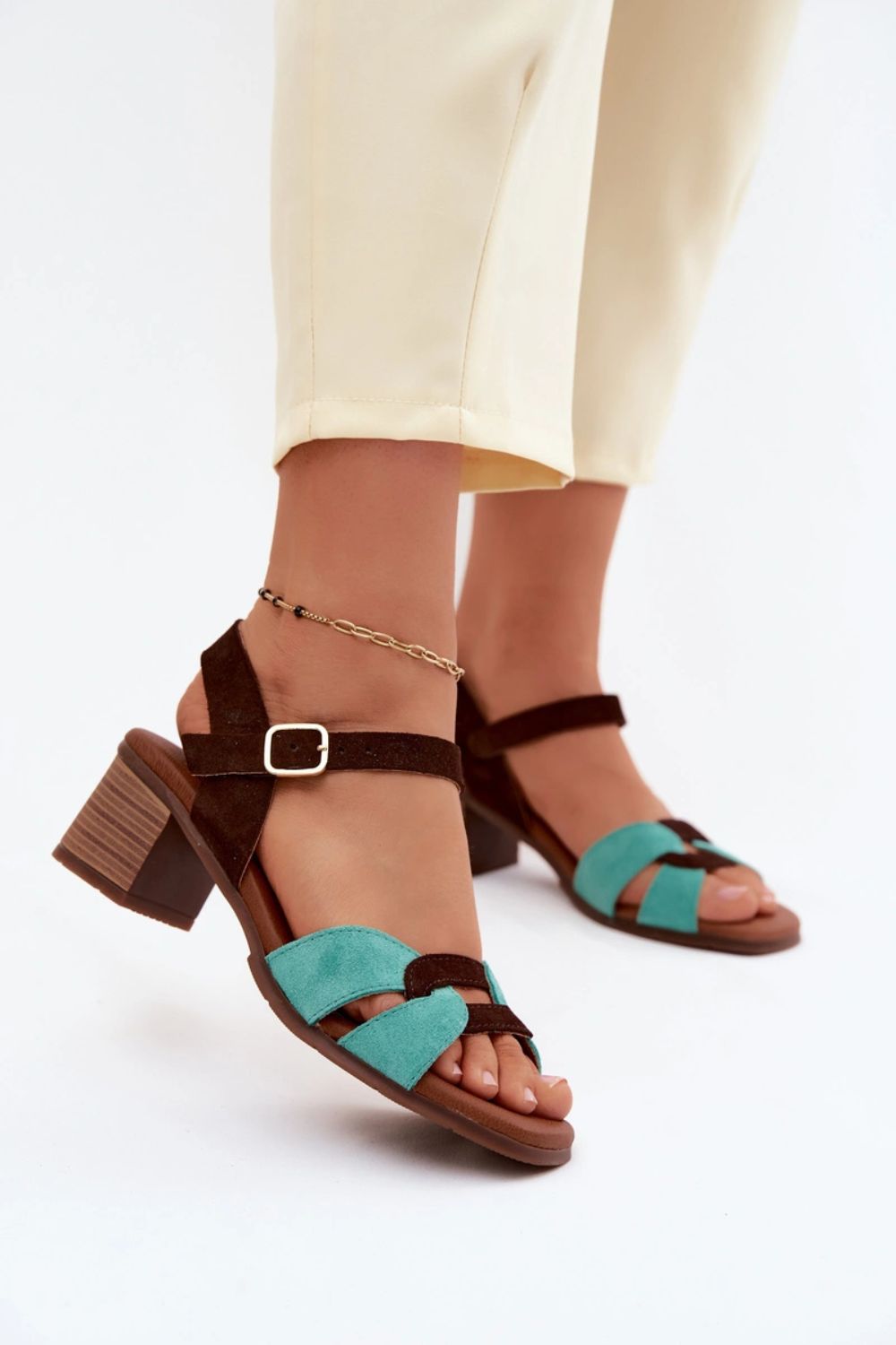 Sandalen mit Absatz model 227911 Step in style - Afbeelding 3