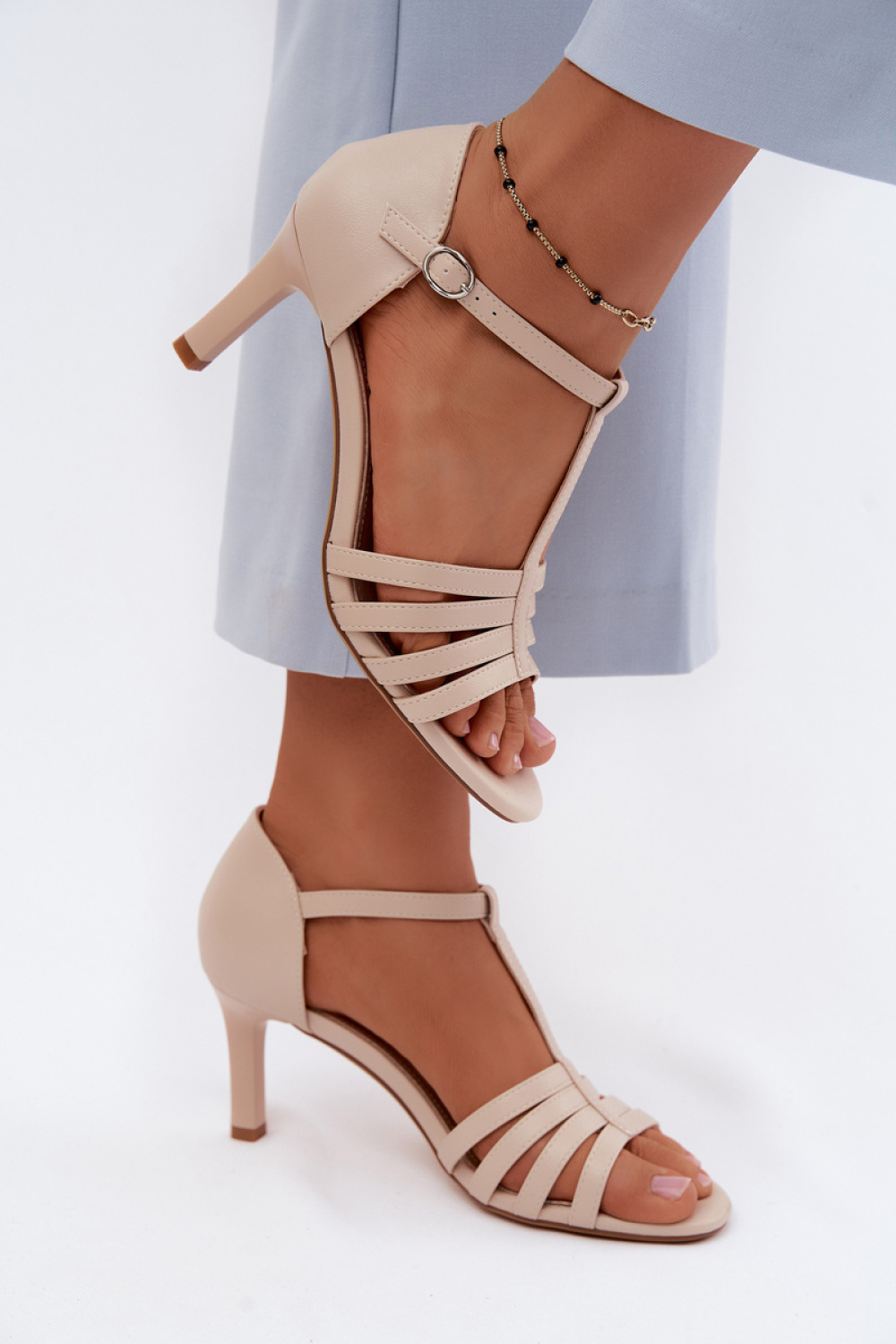 Sandalen mit Absatz model 228108 Step in style