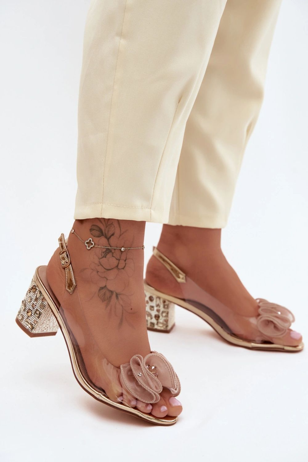 Sandalen mit Absatz model 228114 Step in style - Afbeelding 4
