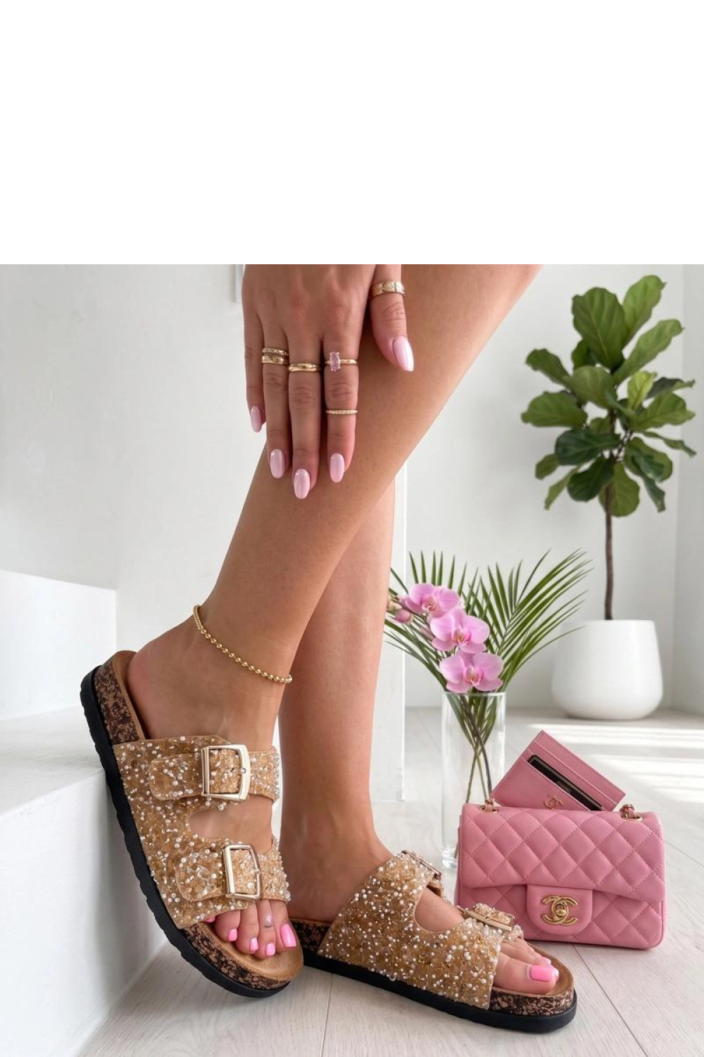 Plateausandalen model 228207 Solea