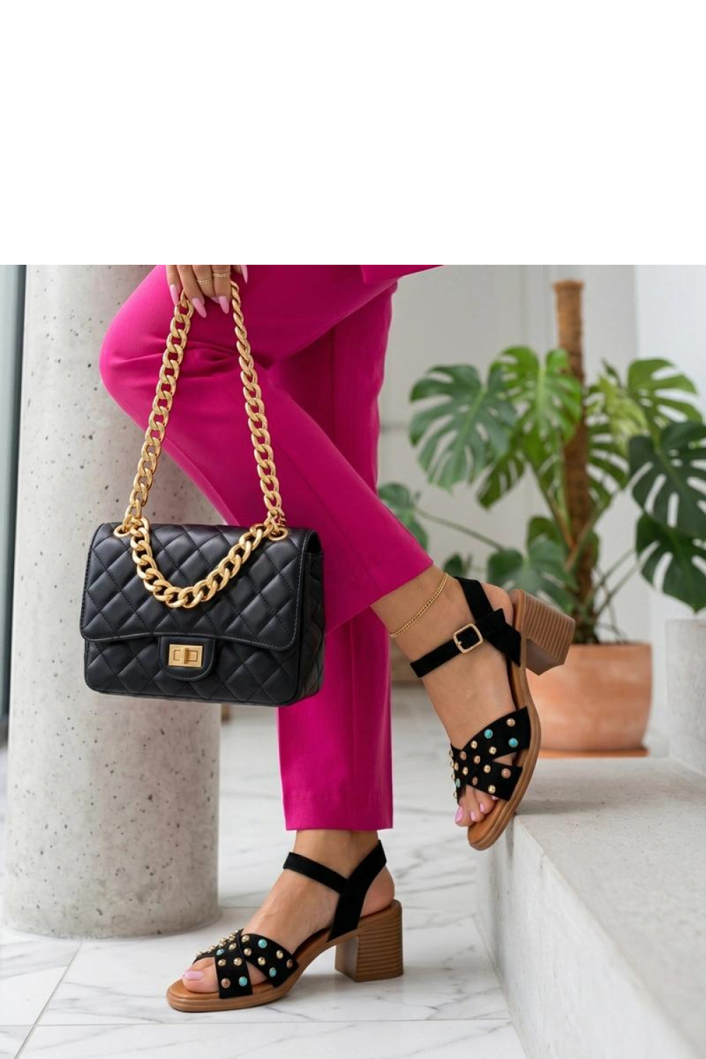 Sandalen mit Absatz model 228219 Solea - Afbeelding 2