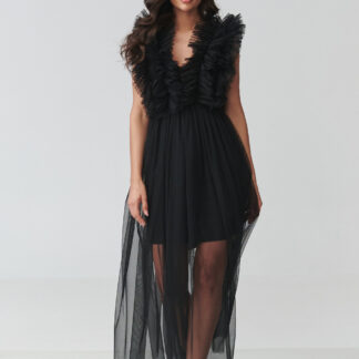 Abendkleid model 228316 Makadamia