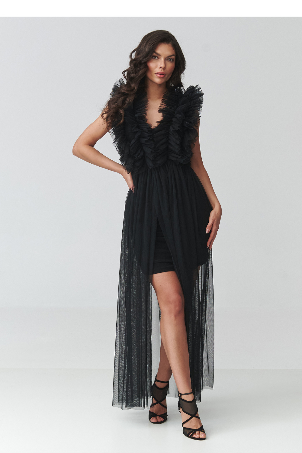Abendkleid model 228316 Makadamia - Afbeelding 2