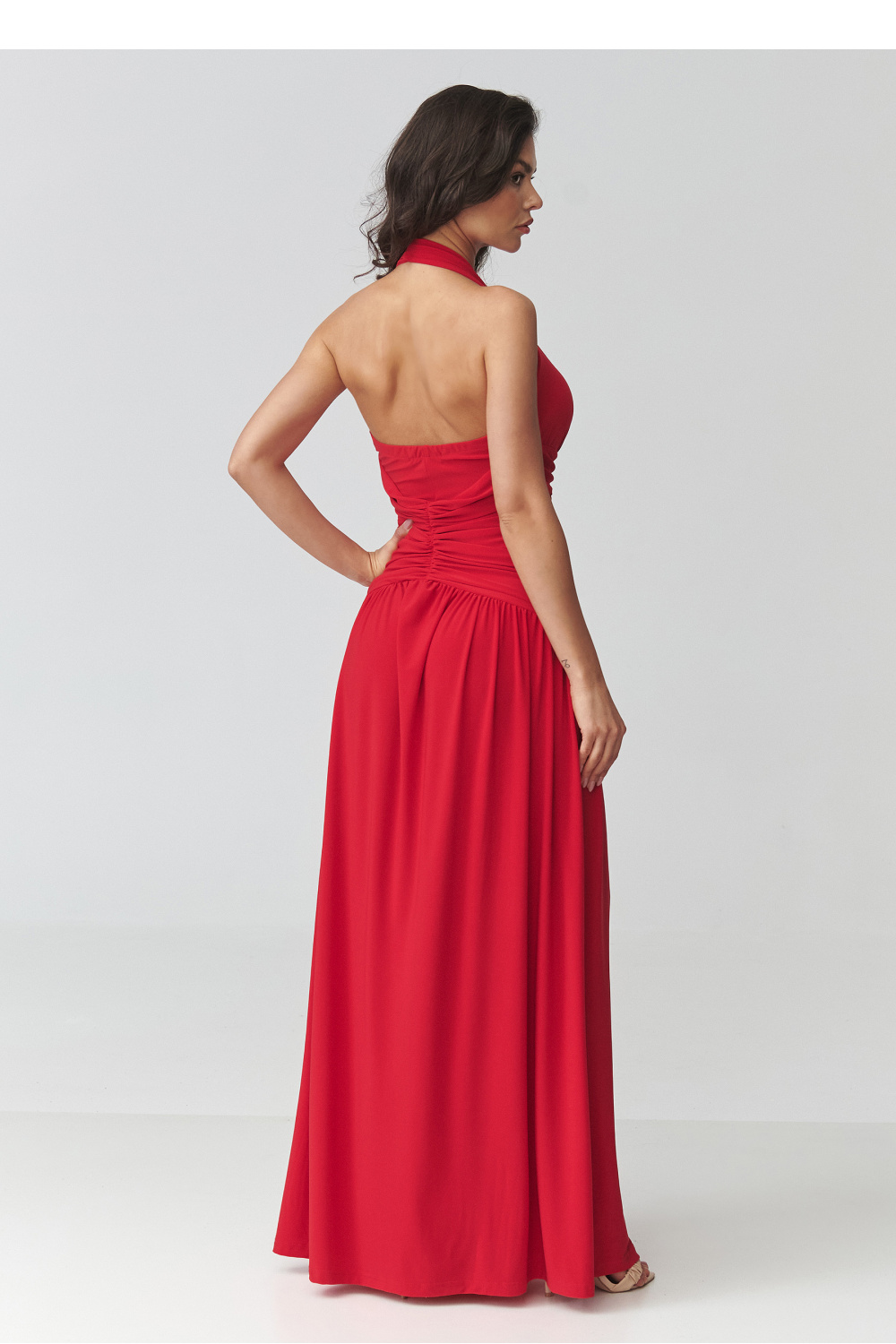 Langes Kleid model 228321 Makadamia - Afbeelding 3
