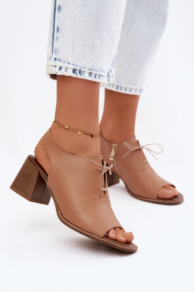 Sandalen mit Absatz model 228387 Step in style
