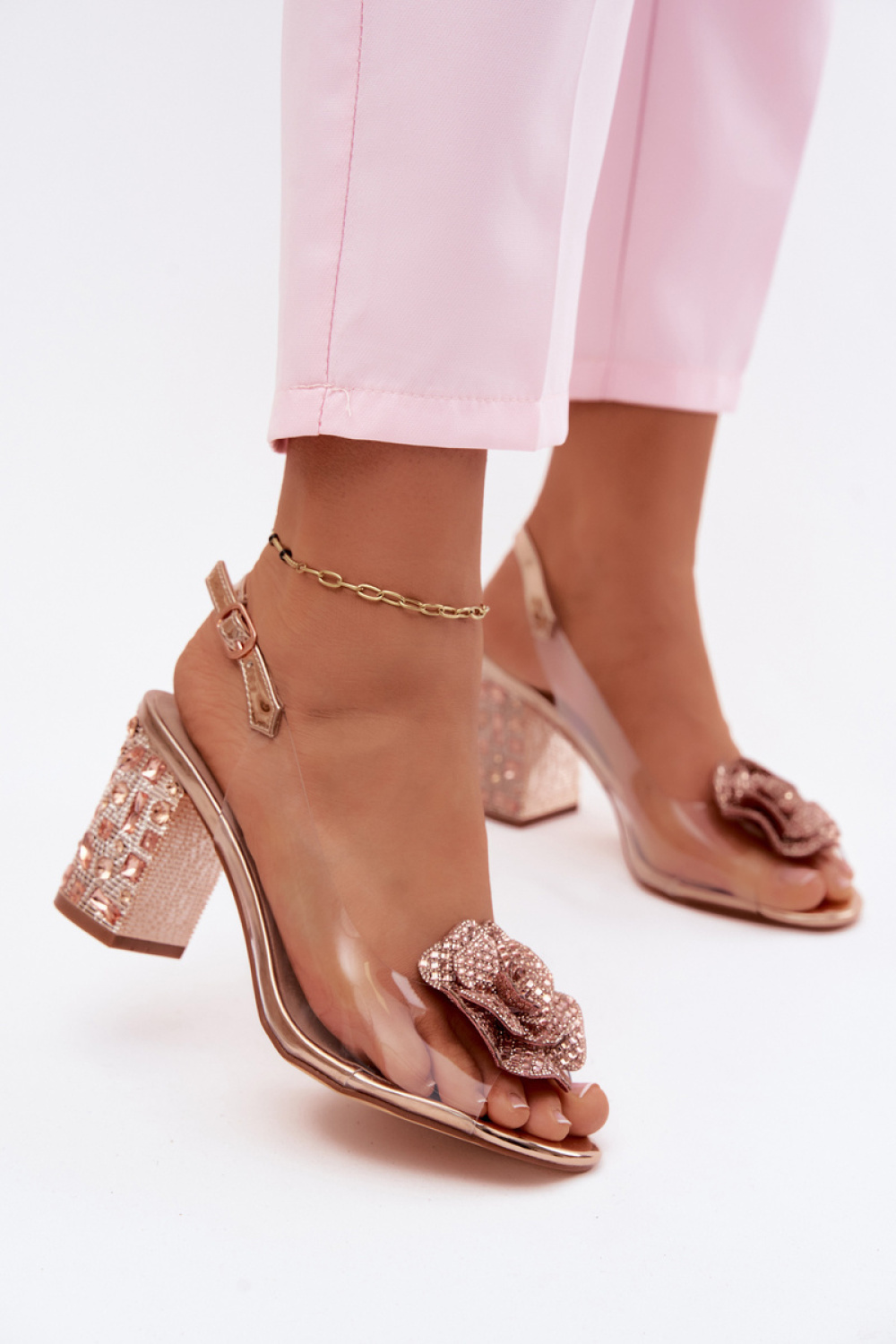 Sandalen mit Absatz model 228405 Step in style
