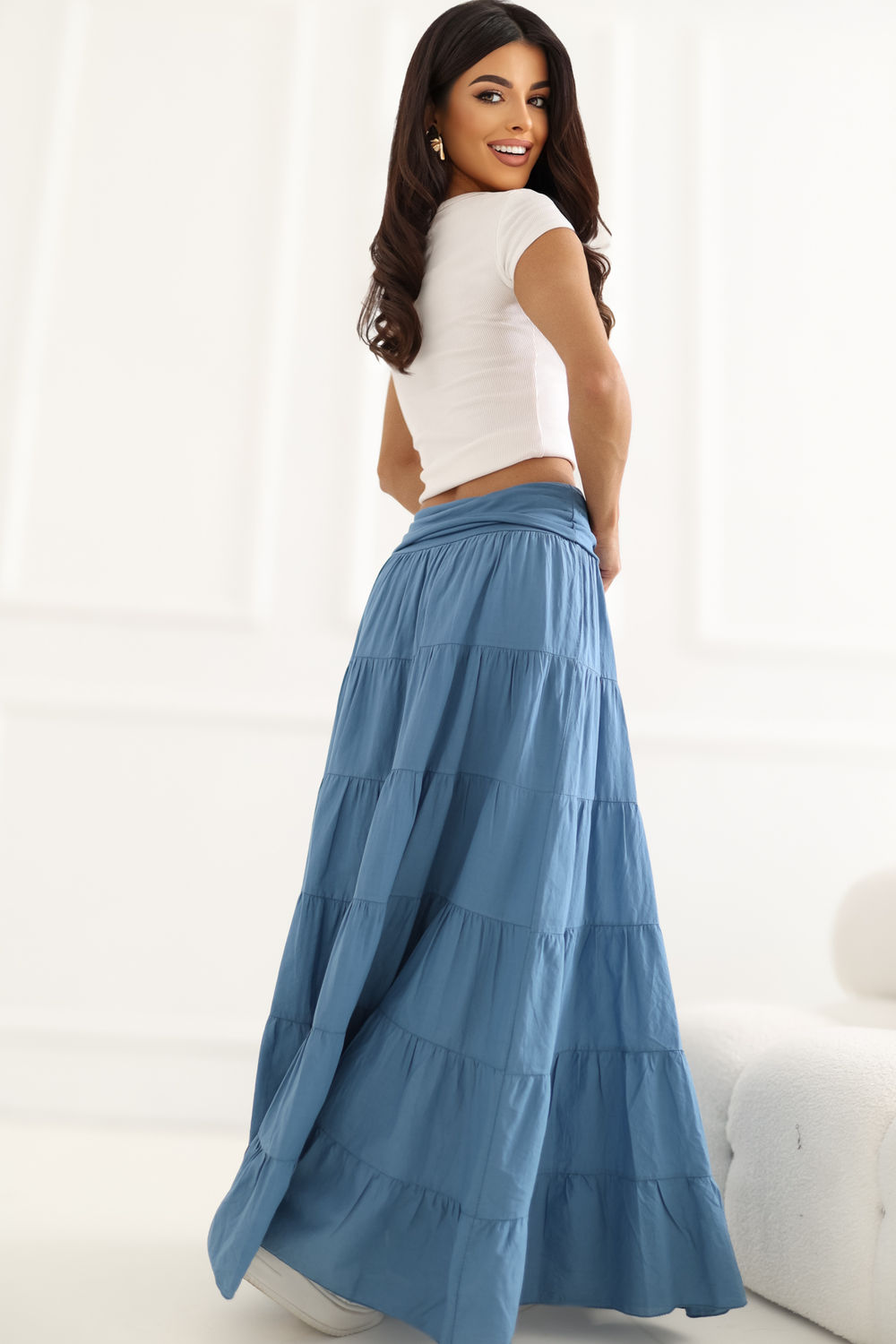 Langer Rock model 229475 Italy Moda - Afbeelding 4