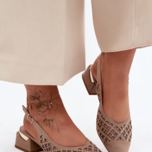Sandalen mit Absatz model 229717 Step in style
