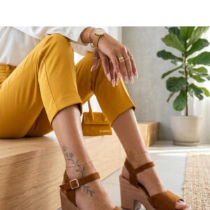 Sandalen mit Absatz model 229781 Solea