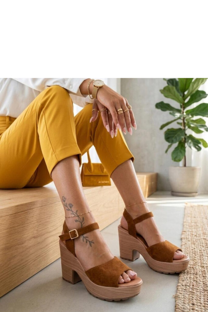 Sandalen mit Absatz model 229781 Solea