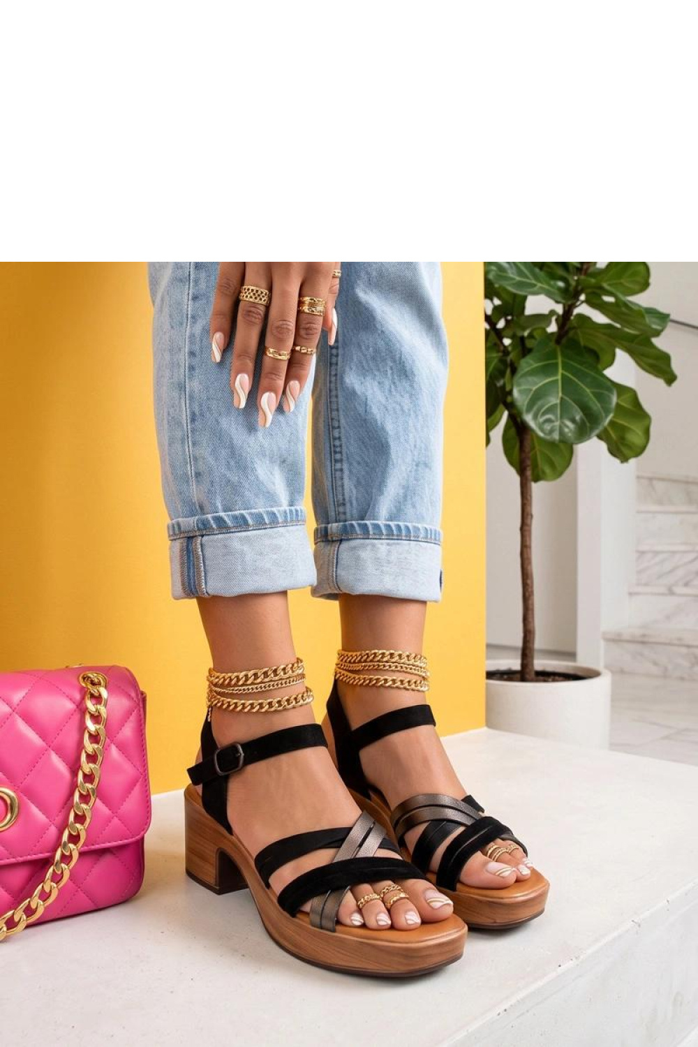 Sandalen mit Absatz model 229783 Solea