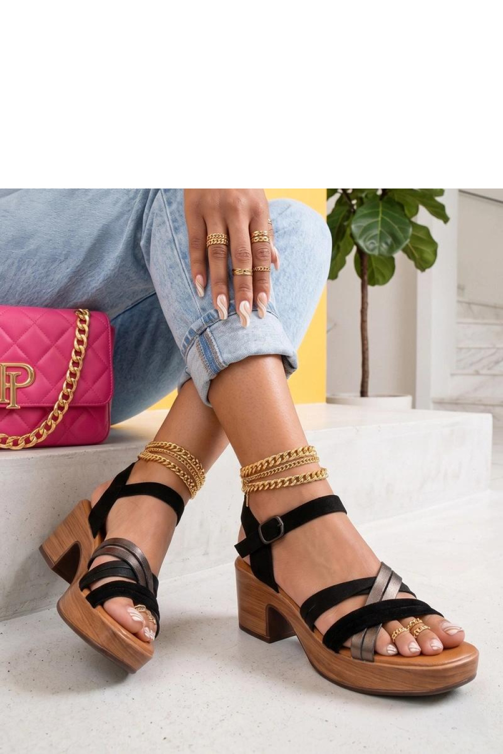 Sandalen mit Absatz model 229783 Solea - Afbeelding 2