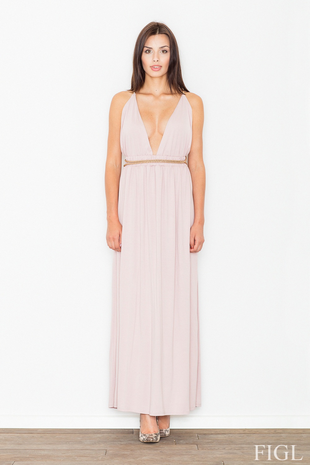 Langes Kleid model 60699 Figl