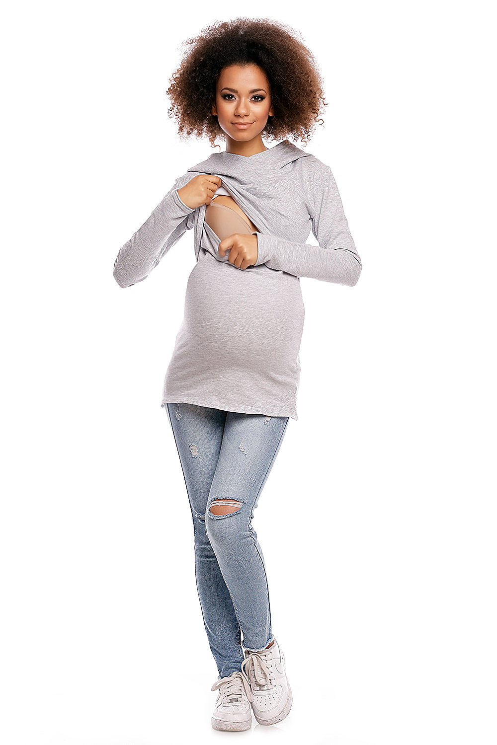 Schwangerschafts-Bluse model 84459 PeeKaBoo - Afbeelding 2