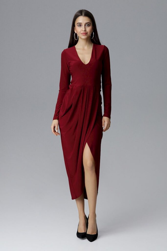 Langes Kleid model 126215 Figl