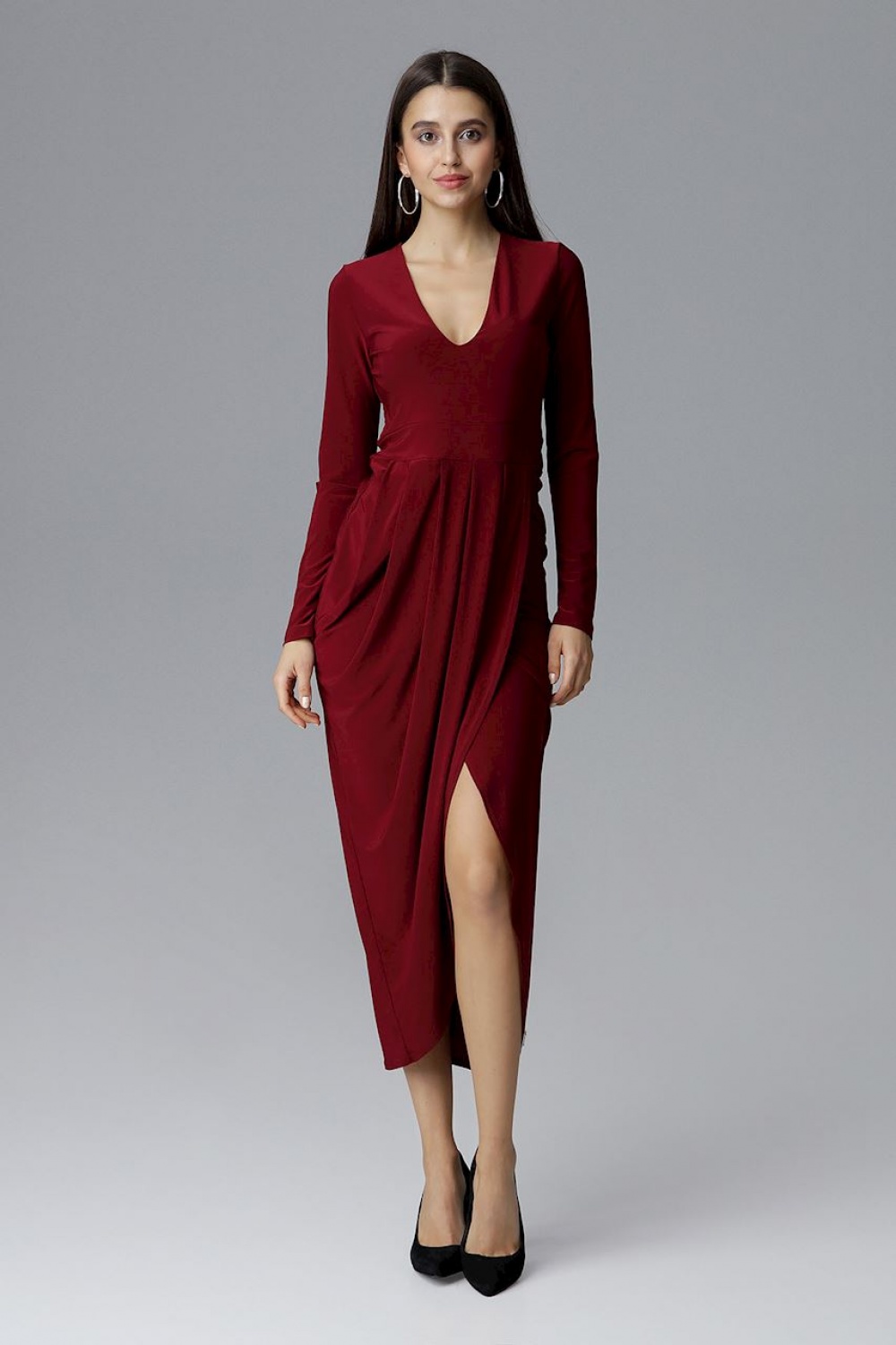 Langes Kleid model 126215 Figl
