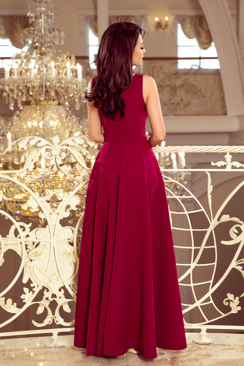 Langes Kleid model 131669 Numoco - Afbeelding 3