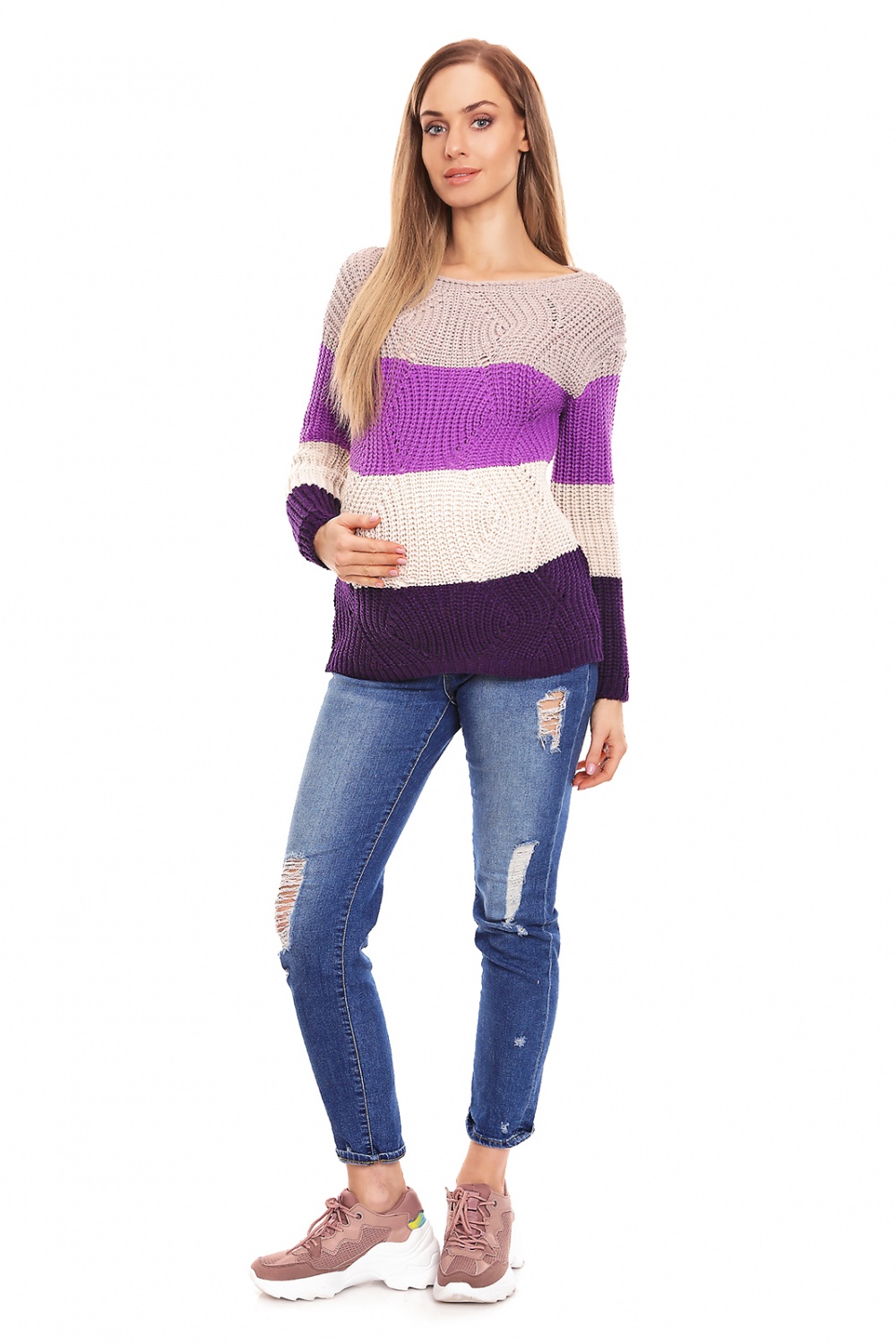 Schwangerschaft Pullover model 132023 PeeKaBoo - Afbeelding 2
