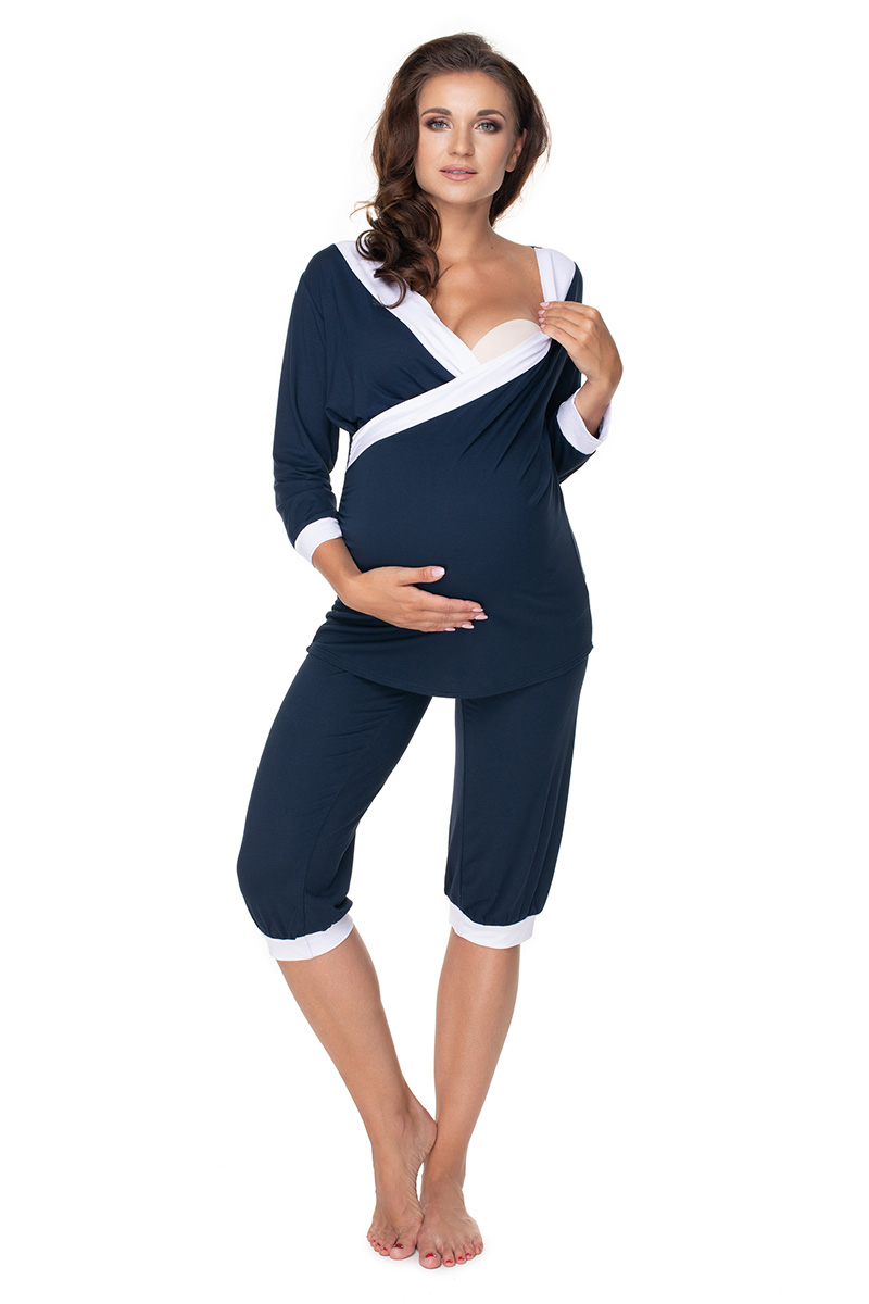 Schwangerschaftspyjama model 138236 PeeKaBoo - Afbeelding 2