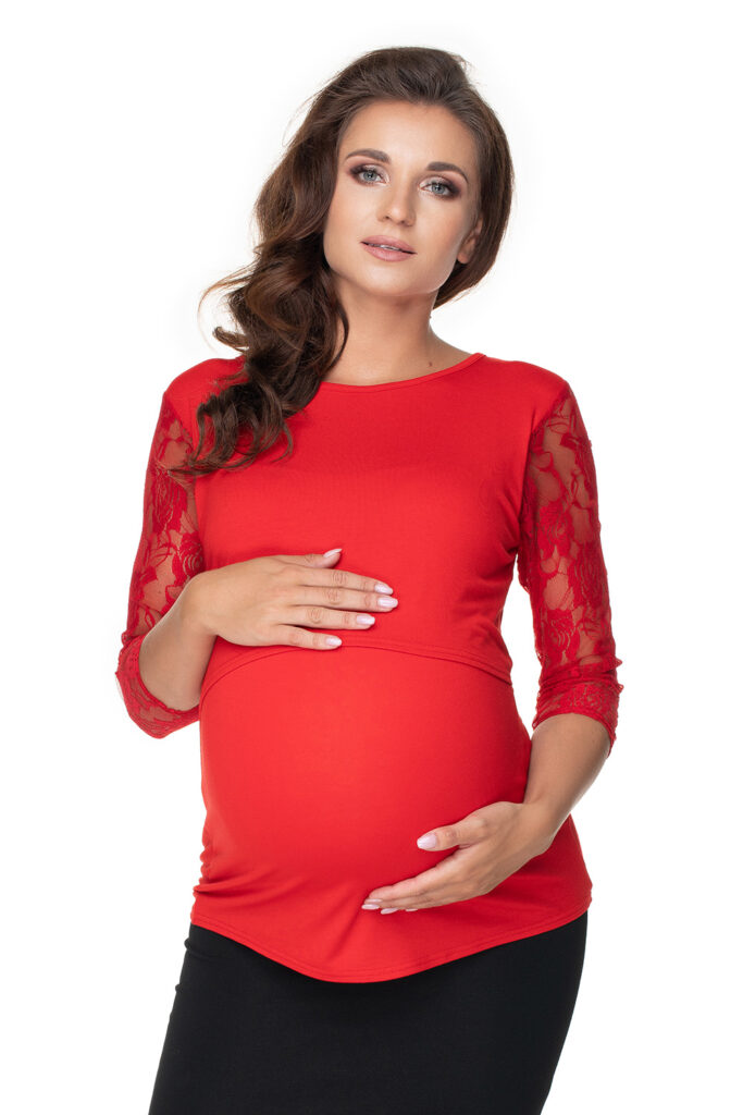 Schwangerschaftsbluse model 141822 PeeKaBoo