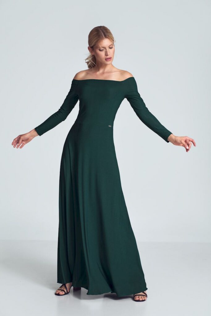 Langes Kleid model 147923 Figl