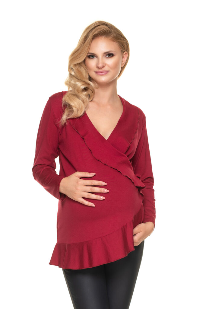 Schwangerschaftsbluse model 157822 PeeKaBoo