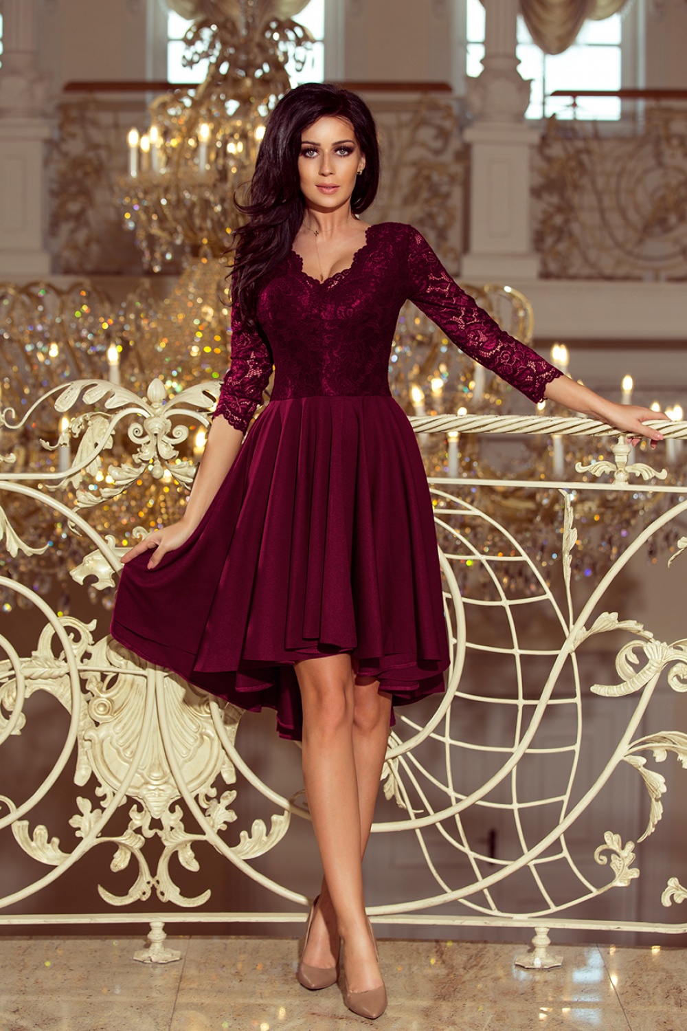 Abendkleid model 160450 Numoco - Afbeelding 2
