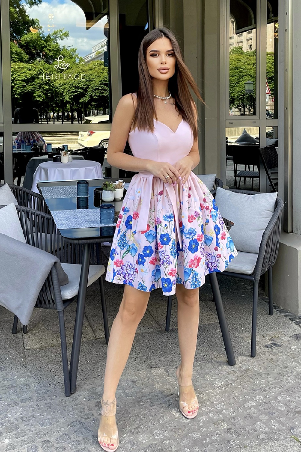 Cocktail dress model 167550 Bicotone - Afbeelding 4
